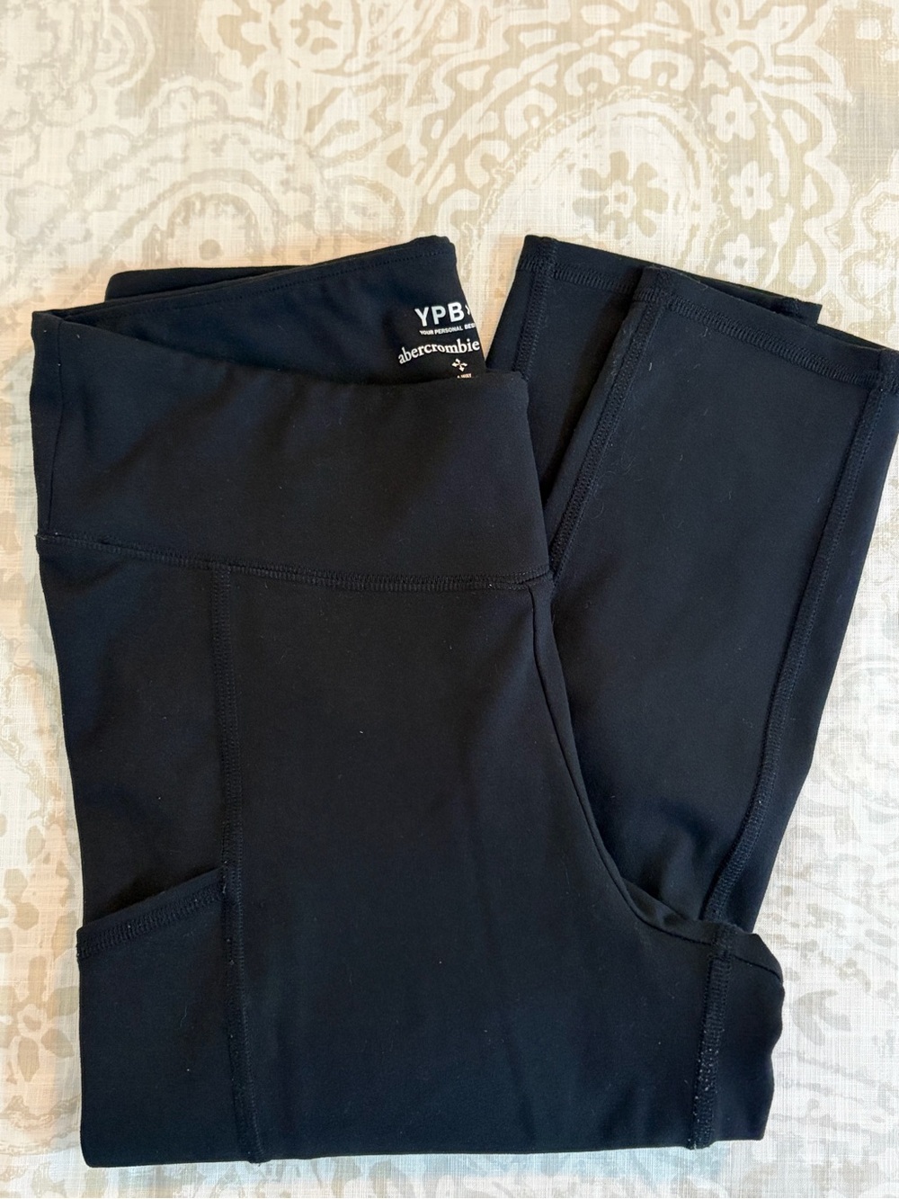 Size 13/14 Abercrombie kids Black YPB High-Rise Leggings